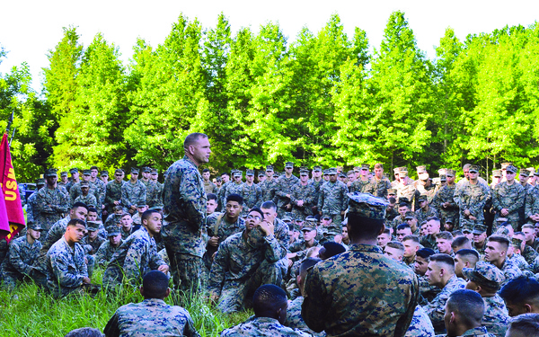 Marines from the Fightin’ 2/6 celebrate their brothers and sisters at Spartan Games