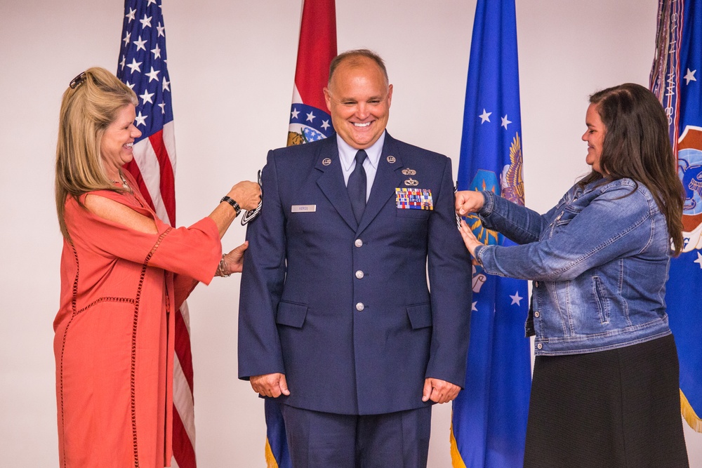 Top leaders of th 139th Force Support Squadron are promoted