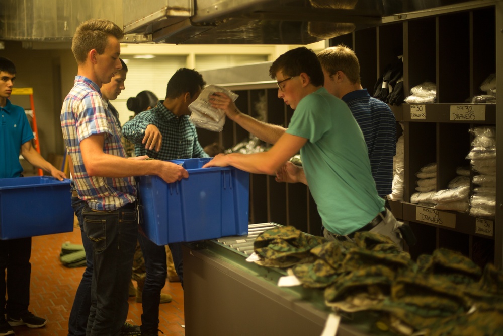New recruits take first steps to earning title Marine on Parris Island