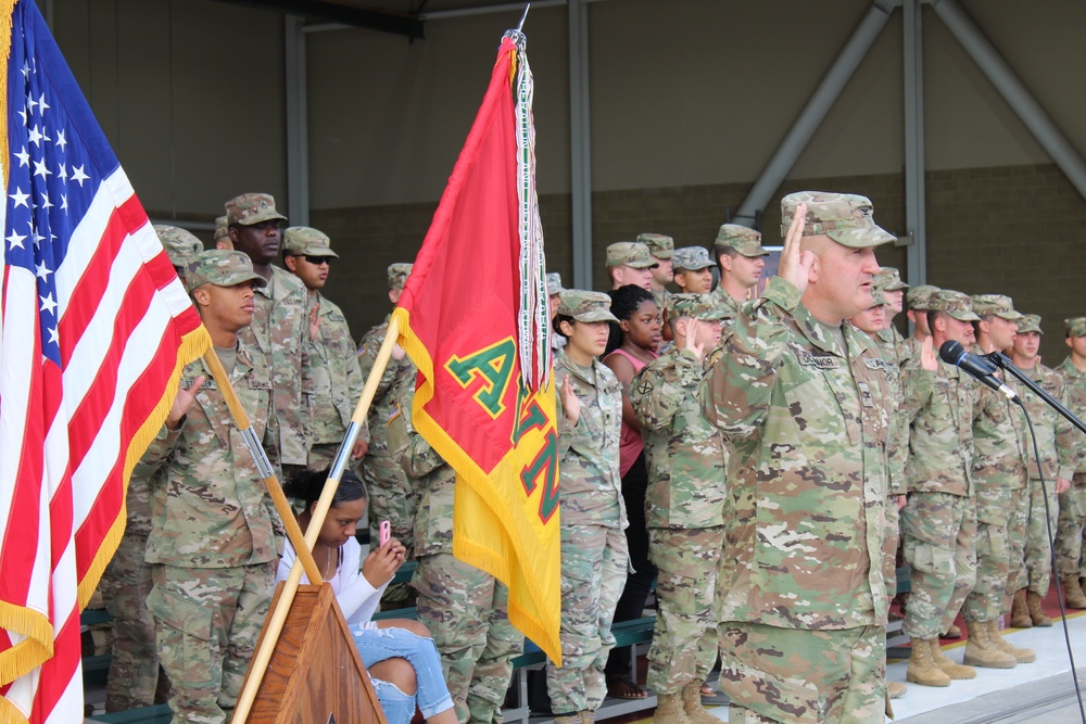 Combat Aviation Brigade conducts Mass reenlistment ceremony