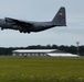 C-130H Hercules prepares for takeoff