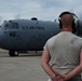 C-130H Hercules prepares for takeoff