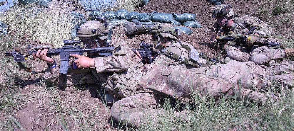 U.S. Army Paratroopers and Allies Establish Security