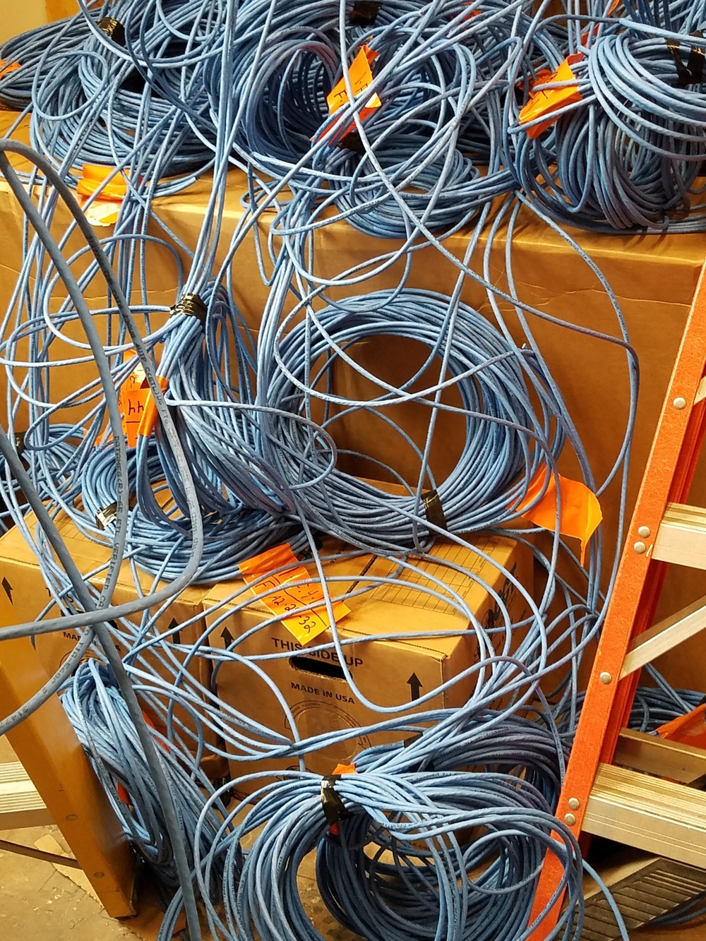 network infrastructure installation