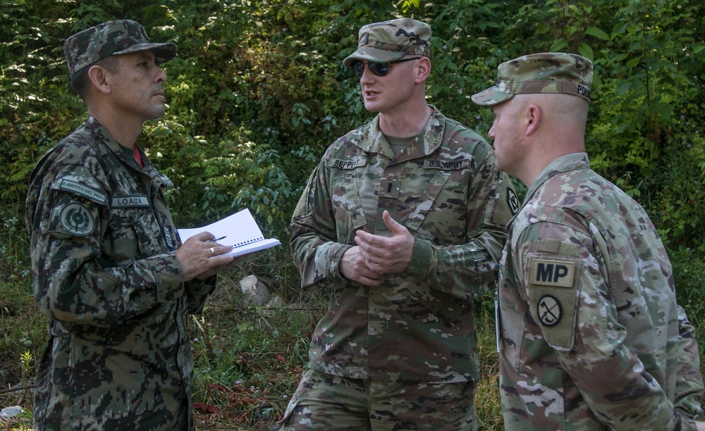 National Jamboree: Military Police trains Pervuian Counterparts National Jamboree: Military Police trains Pervuian Counterparts