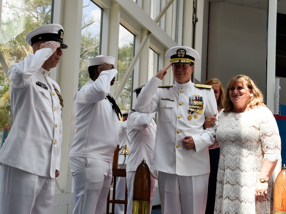 NETC Change of Command and Retirement