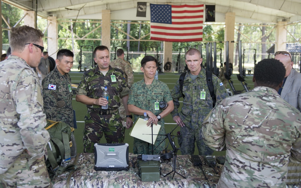 USSOCOM partner nation representatives tour AFSOC