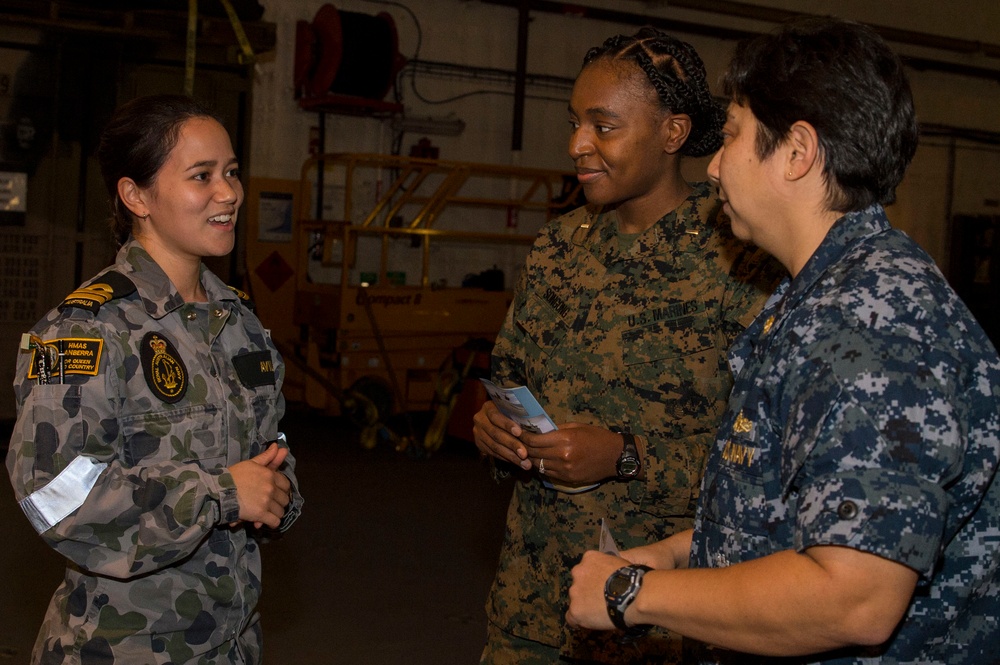 Royal Australian Navy Hosts a Crew Exchange Tour With USS Bonhomme Richard