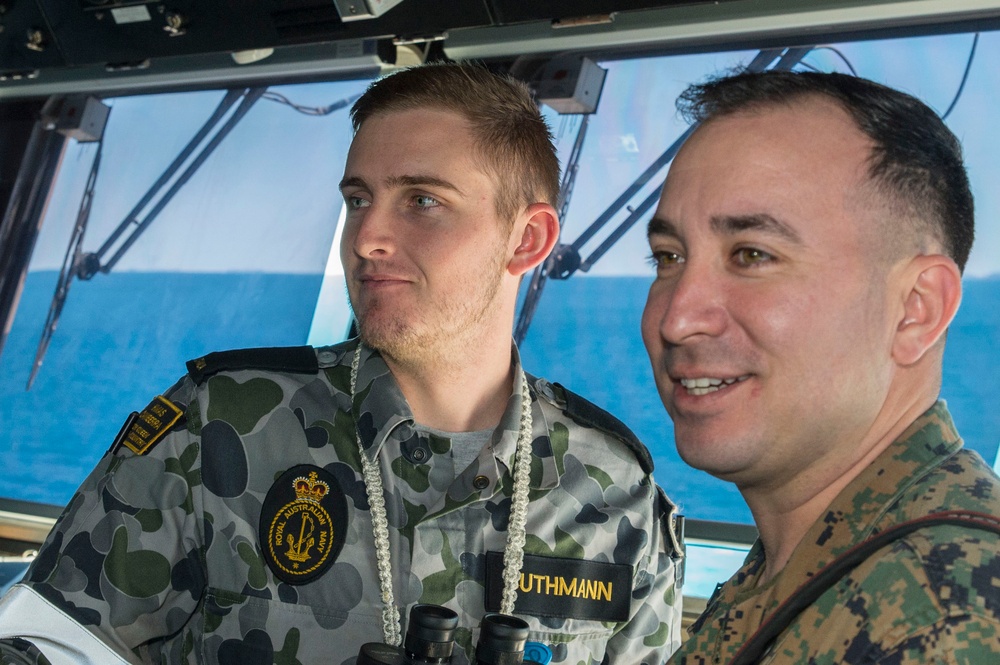 Royal Australian Navy Hosts a Crew Exchange Tour With USS Bonhomme Richard