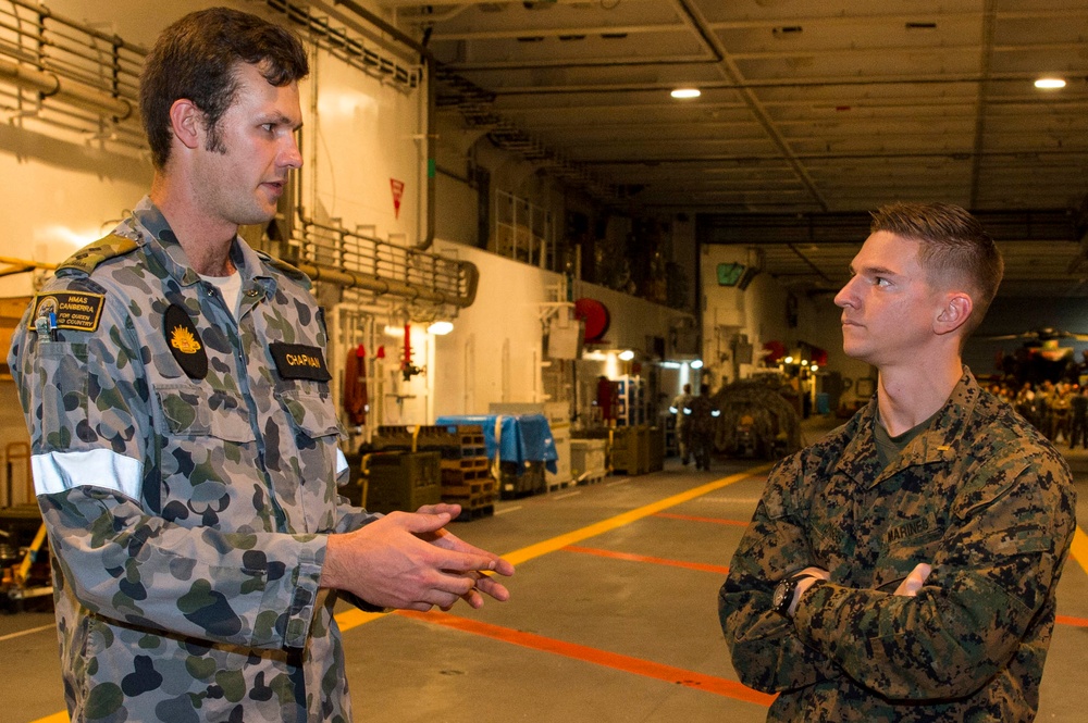 Royal Australian Navy Hosts a Crew Exchange Tour With USS Bonhomme Richard