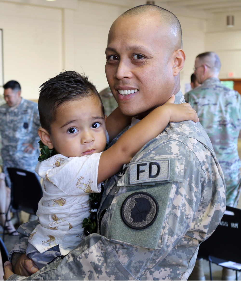 The 297th Engineer Detachment Fire Fighting Team Deployment Ceremony