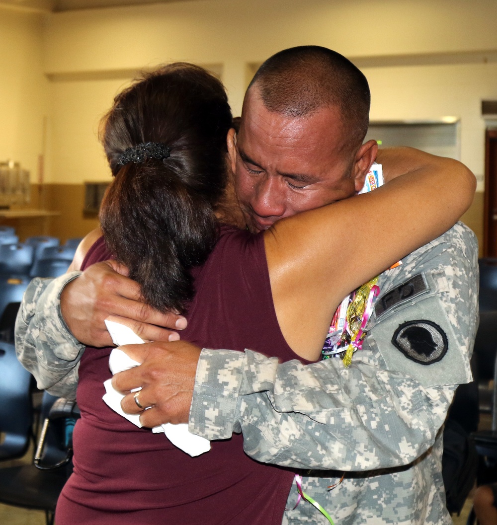 The 297th Engineer Detachment Fire Fighting Team Deployment Ceremony