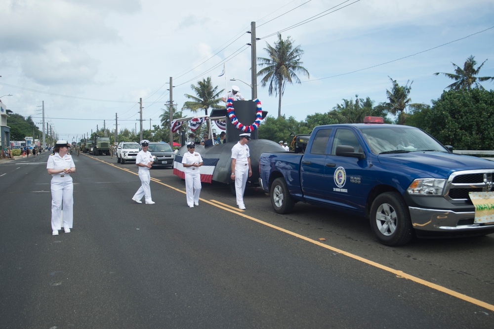 COMSUBRON 15 Sailors Participate in Guam's 73rd Liberation Day Parade