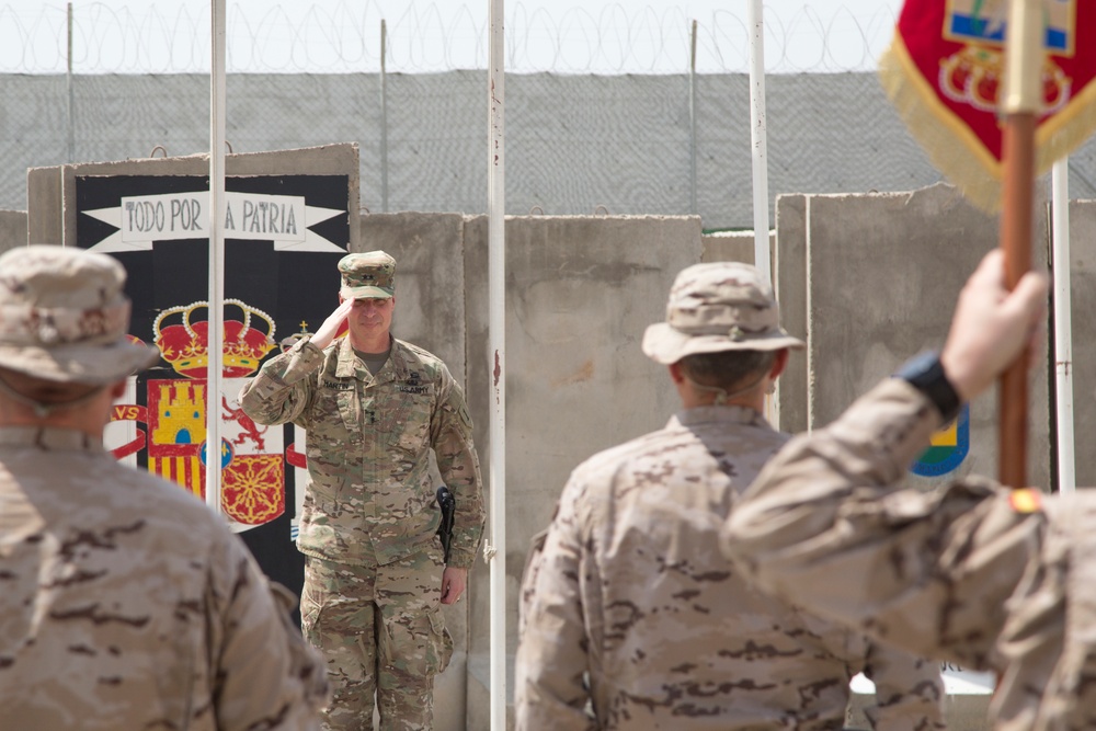 Maj. Gen. Martin says farewell to the Besmaya Range Complex