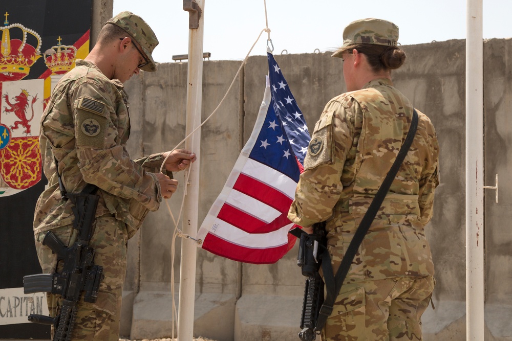 Maj. Gen. Martin says farewell to the Besmaya Range Complex