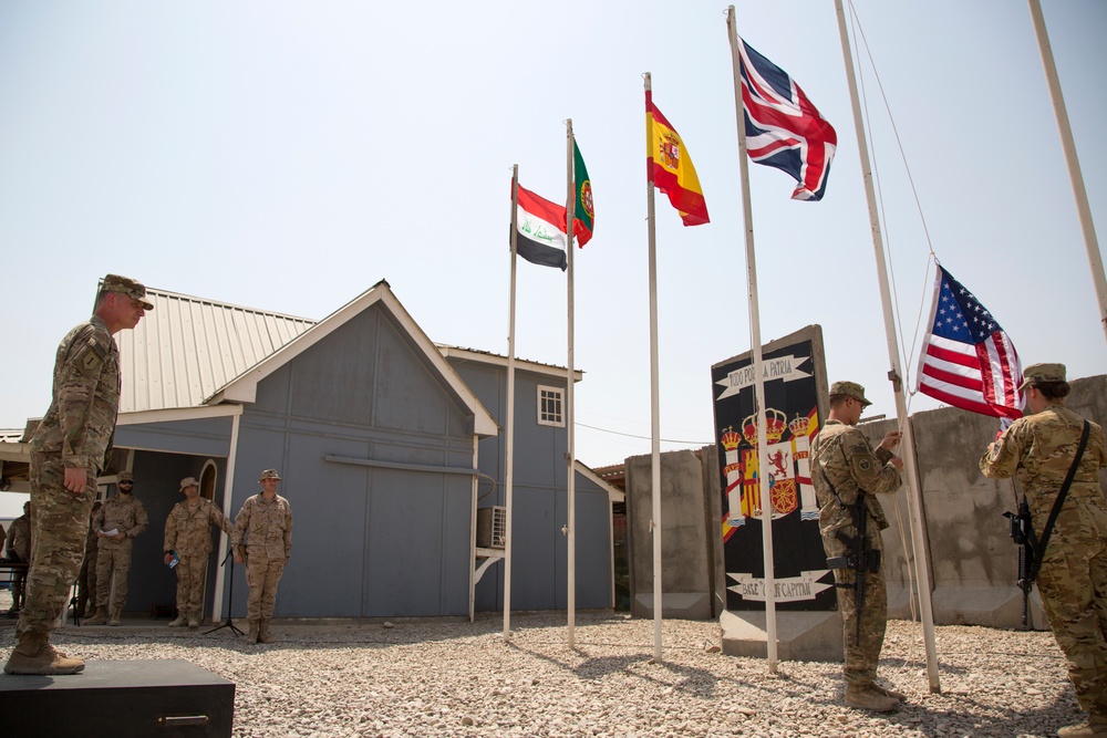 Maj. Gen. Martin says farewell to the Besmaya Range Complex