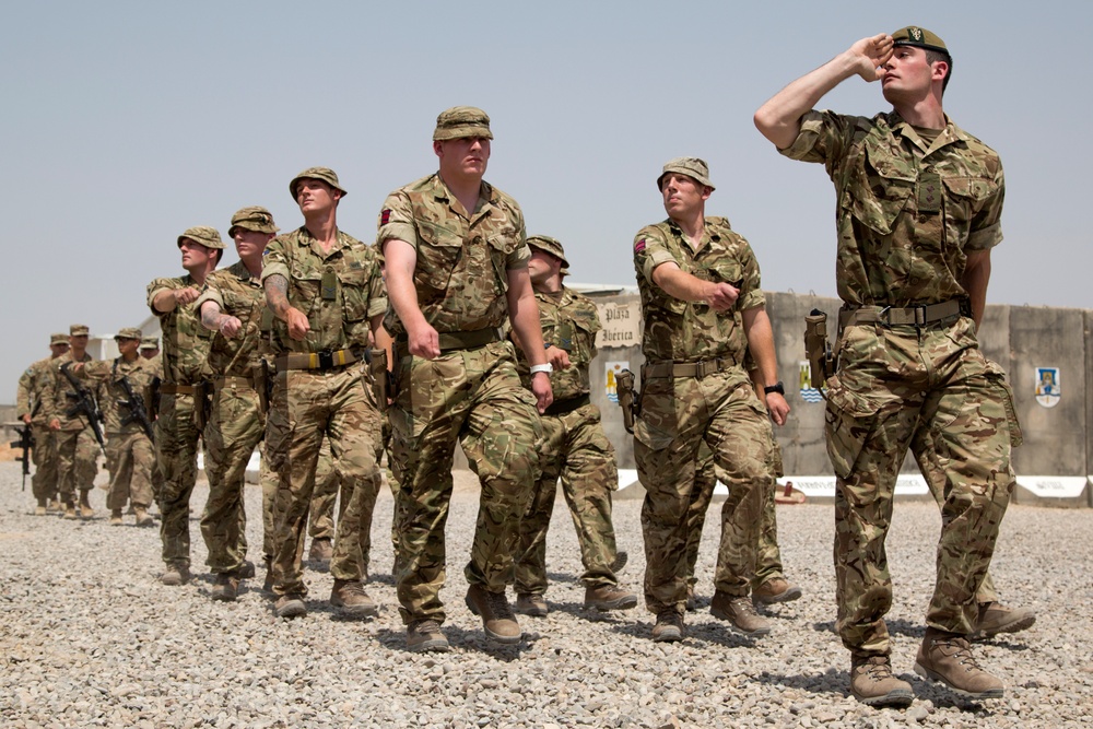 Maj. Gen. Martin says farewell to the Besmaya Range Complex