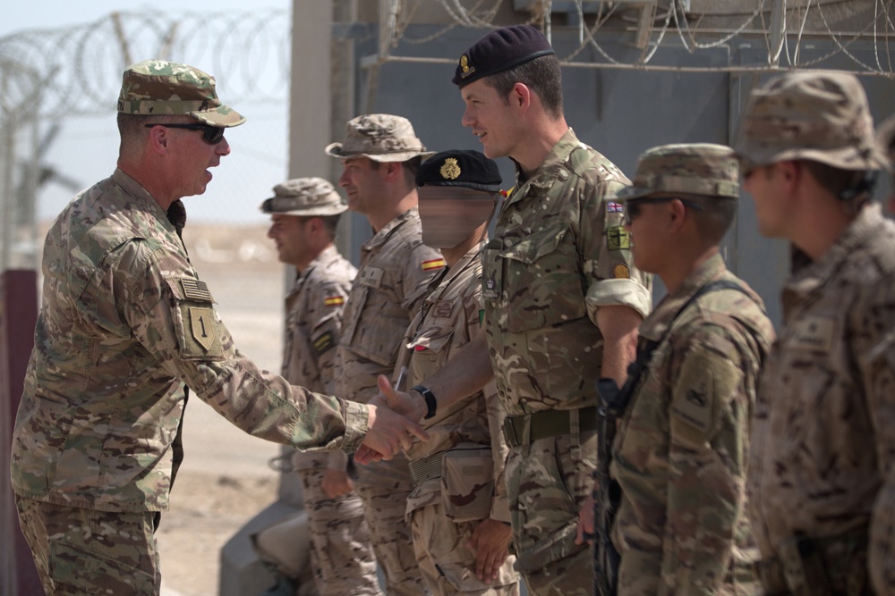 Maj. Gen. Martin says farewell to the Besmaya Range Complex