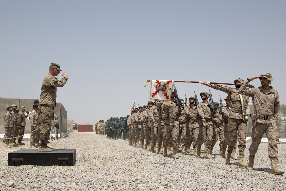 Maj. Gen. Martin says farewell to the Besmaya Range Complex