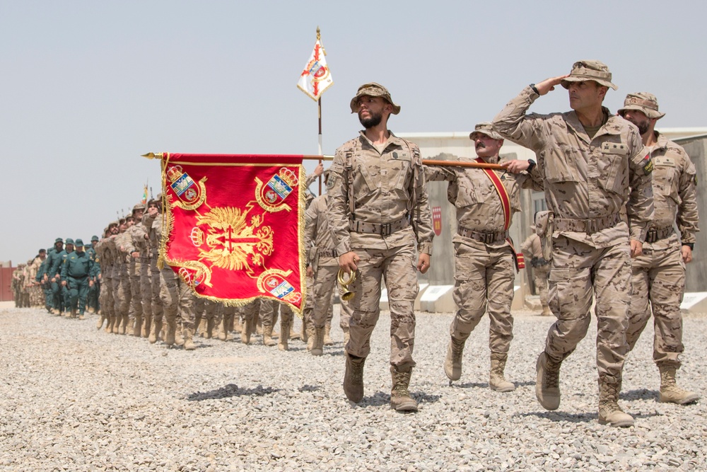 Maj. Gen. Martin says farewell to the Besmaya Range Complex