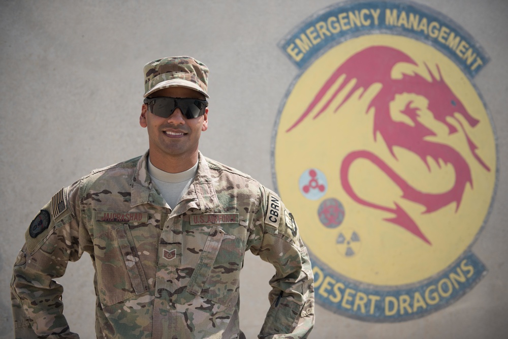 ROCK SOLID WARRIOR:  Staff Sgt. Rajesh Jaiprashad
