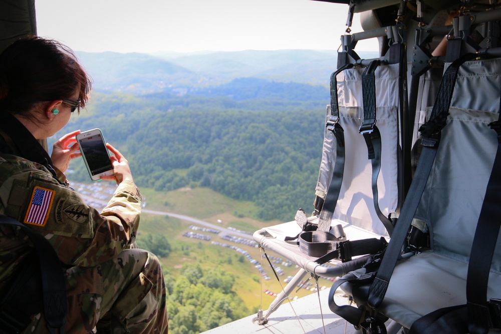 2017 Jamboree Overhead Photos from UH-60 Black Hawk Helicopter