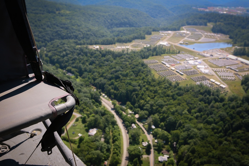 2017 Jamboree Overhead Photos from UH-60 Black Hawk Helicopter