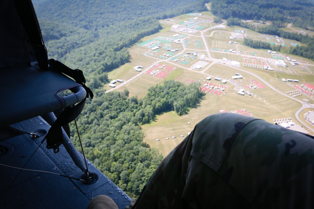 2017 Jamboree Overhead Photos from UH-60 Black Hawk Helicopter