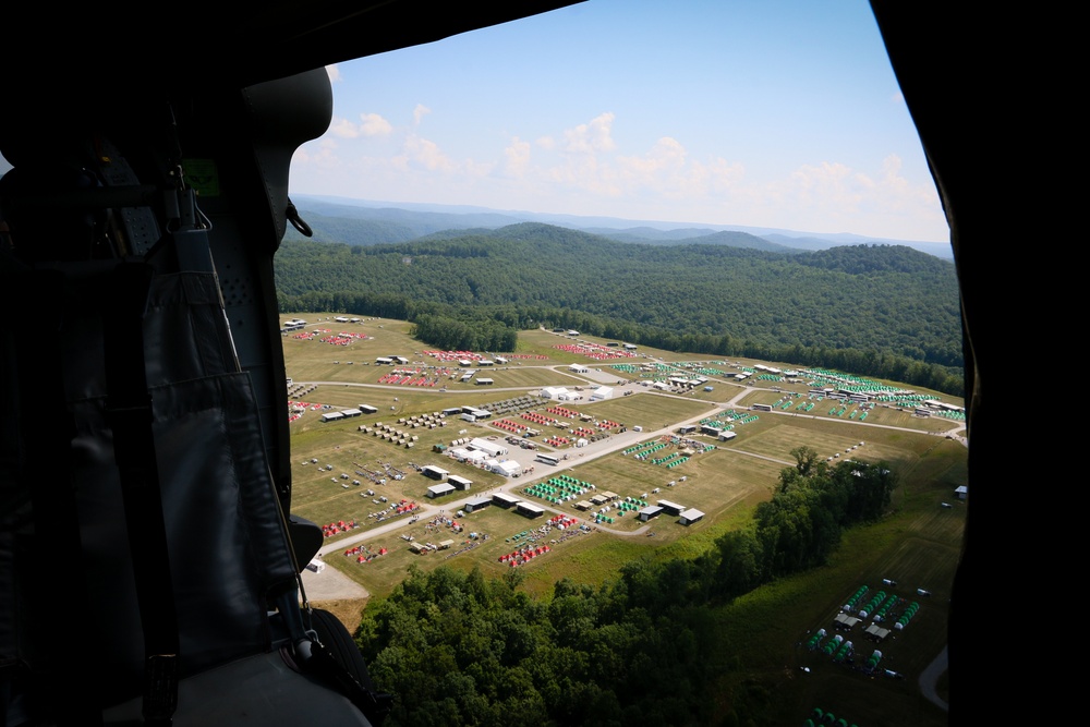 2017 Jamboree Overhead Photos from UH-60 Black Hawk Helicopter