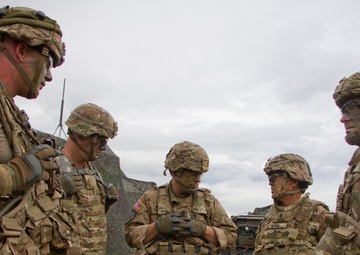 Senior leadership visit 2d Cav. Regt. during Saber Guardian 17