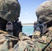 U.S. Marines, Ukrainian marines and Turkish marines conduct an amphibious beach assault during Sea Breeze 17