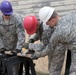 New York Army National Guard engineers build at Fort Drum