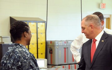 The Governor Edwards Sees First Hand how an IRT Mission Helps His State.