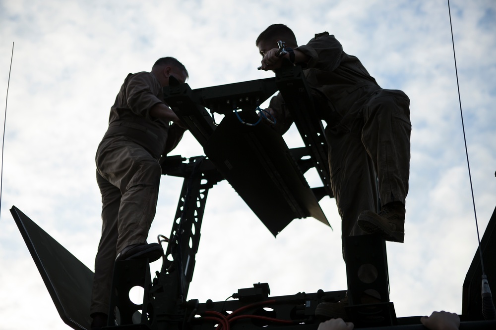 2nd Assault Amphibian Battalion fire Mine Clearing Line Charges (MICLIC)