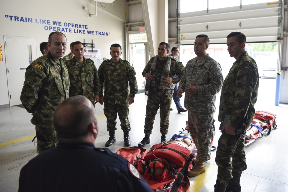 Colombian Army visits SC-HART Team