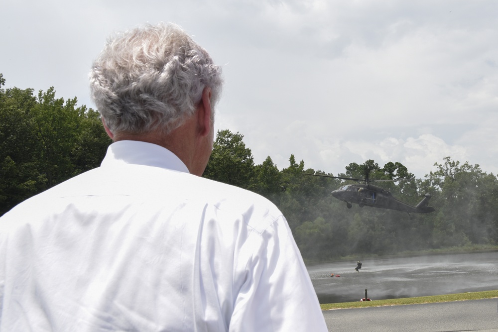 Gov. Henry McMaster visits with the SC-HART Team