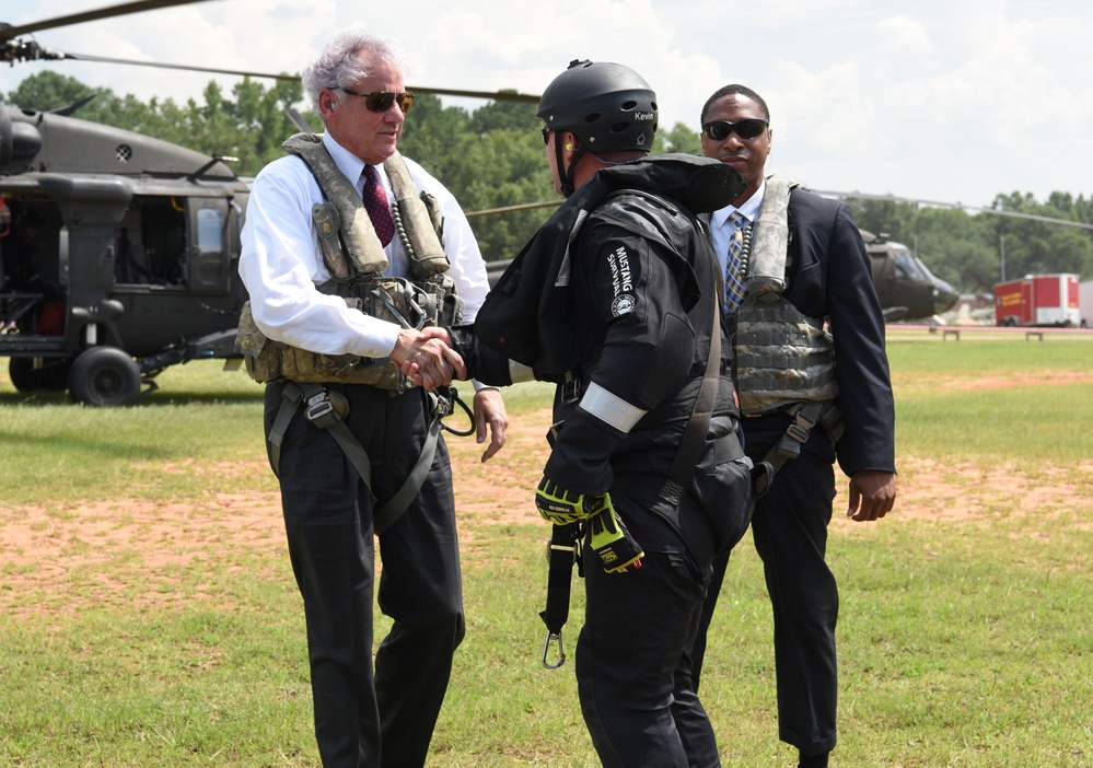 Gov. Henry McMaster visits with the SC-HART Team