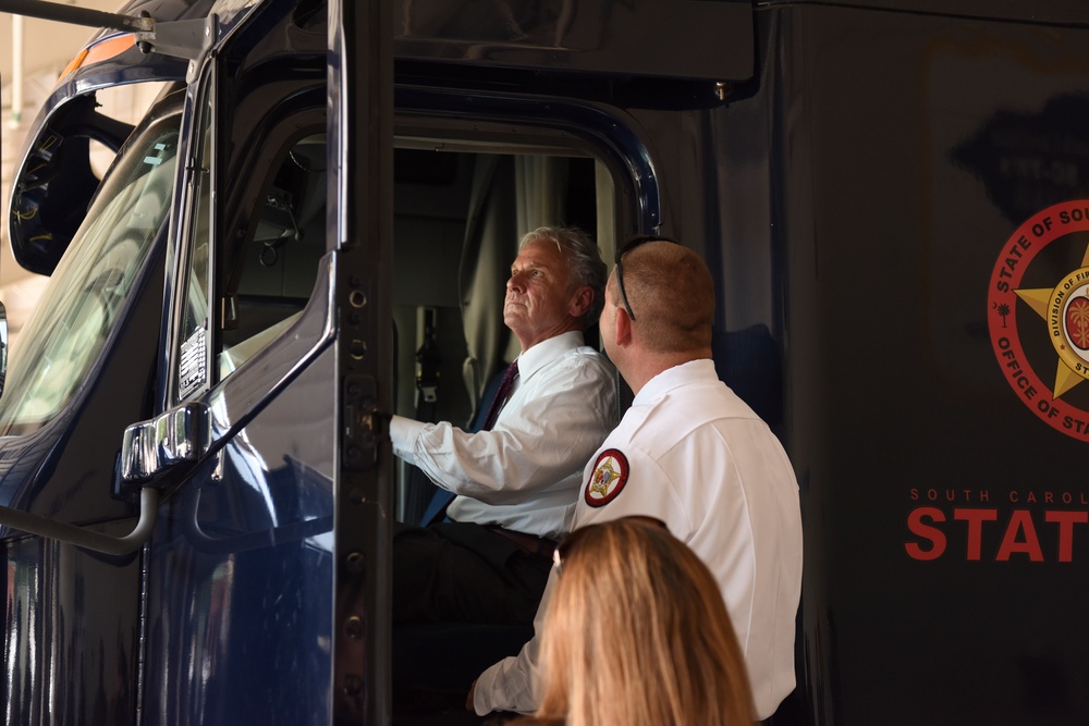 Gov. Henry McMaster visits with the SC-HART Team