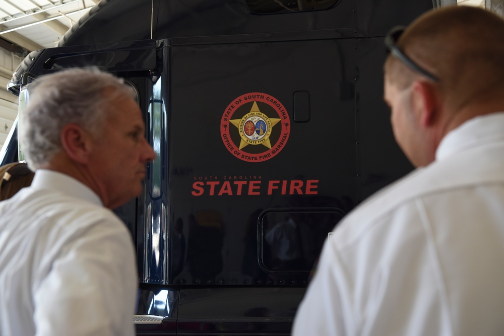 Gov. Henry McMaster visits with the SC-HART Team