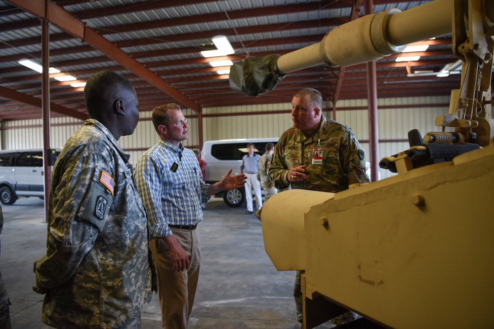 Lt Gov. Kevin Bryant visits McCrady Training Center