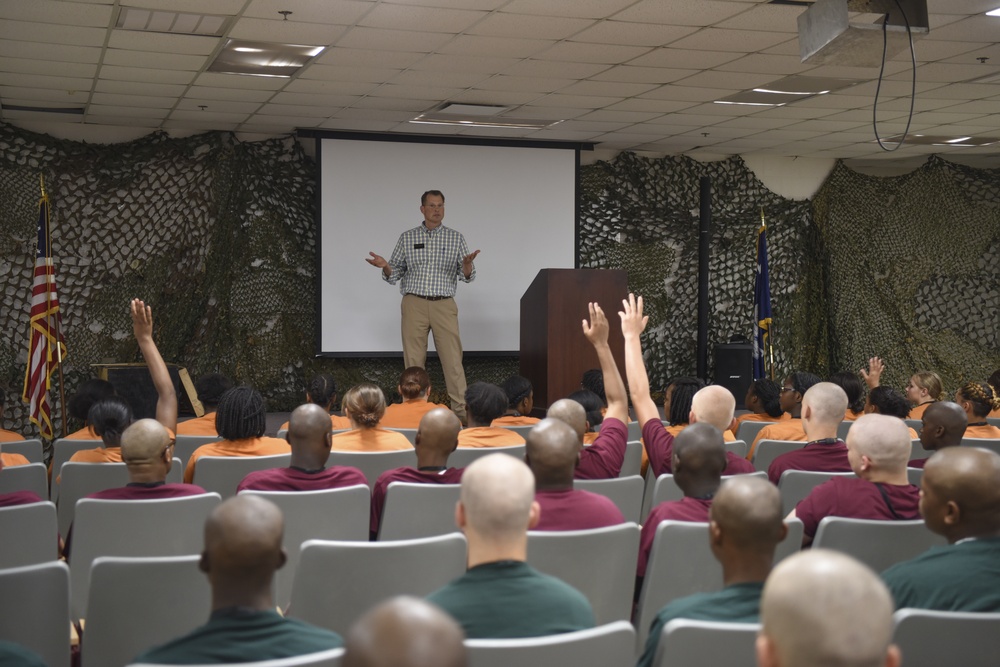 Lt Gov. Kevin Bryant visits McCrady Training Center