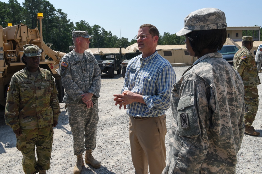 Lt Gov. Kevin Bryant visits McCrady Training Center