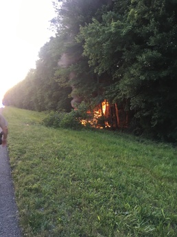 Top Guns Soldier saves couple from flaming car