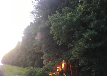 Top Guns Soldier saves couple from flaming car