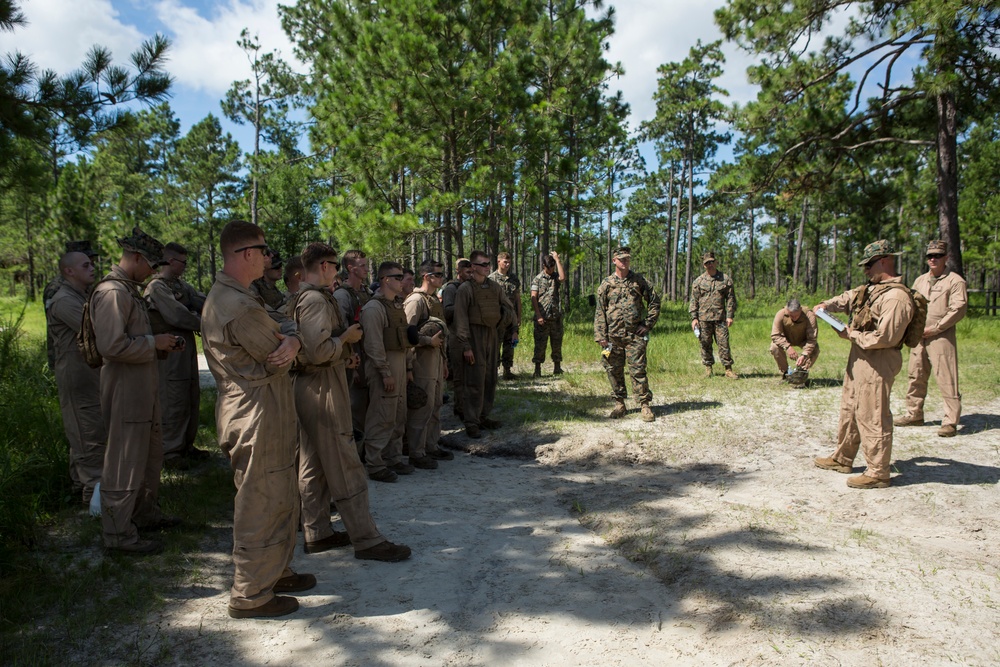 2nd Assault Amphibian Battalion fire Mine Clearing Line Charges (MICLIC)