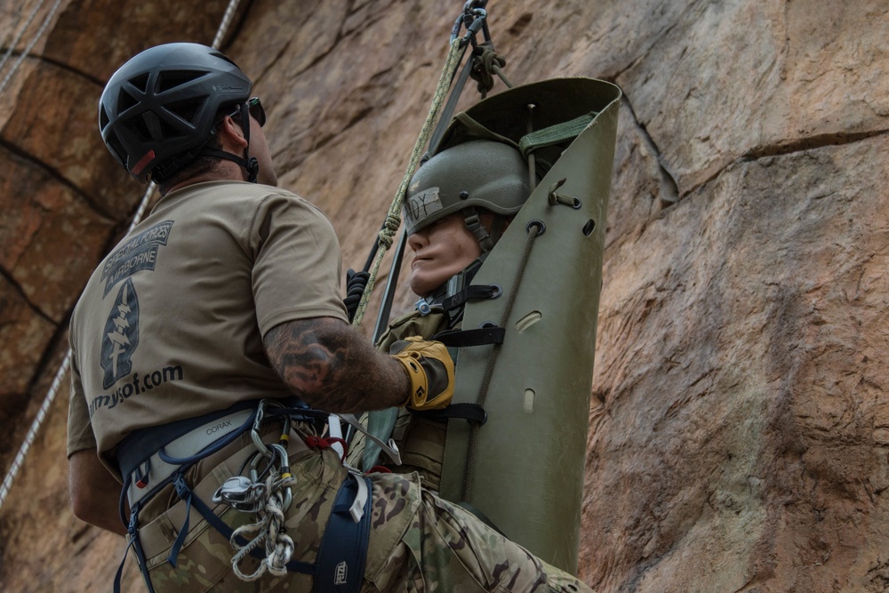 2017 National Jamboree Rappelling Demonstration