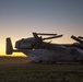 VMM-265 MV-22B Ospreys join Marines in the field during Exercise Talisman Saber 2017