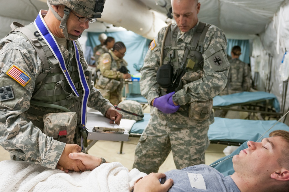 Combat Support Hospital encourages integration throughout the services