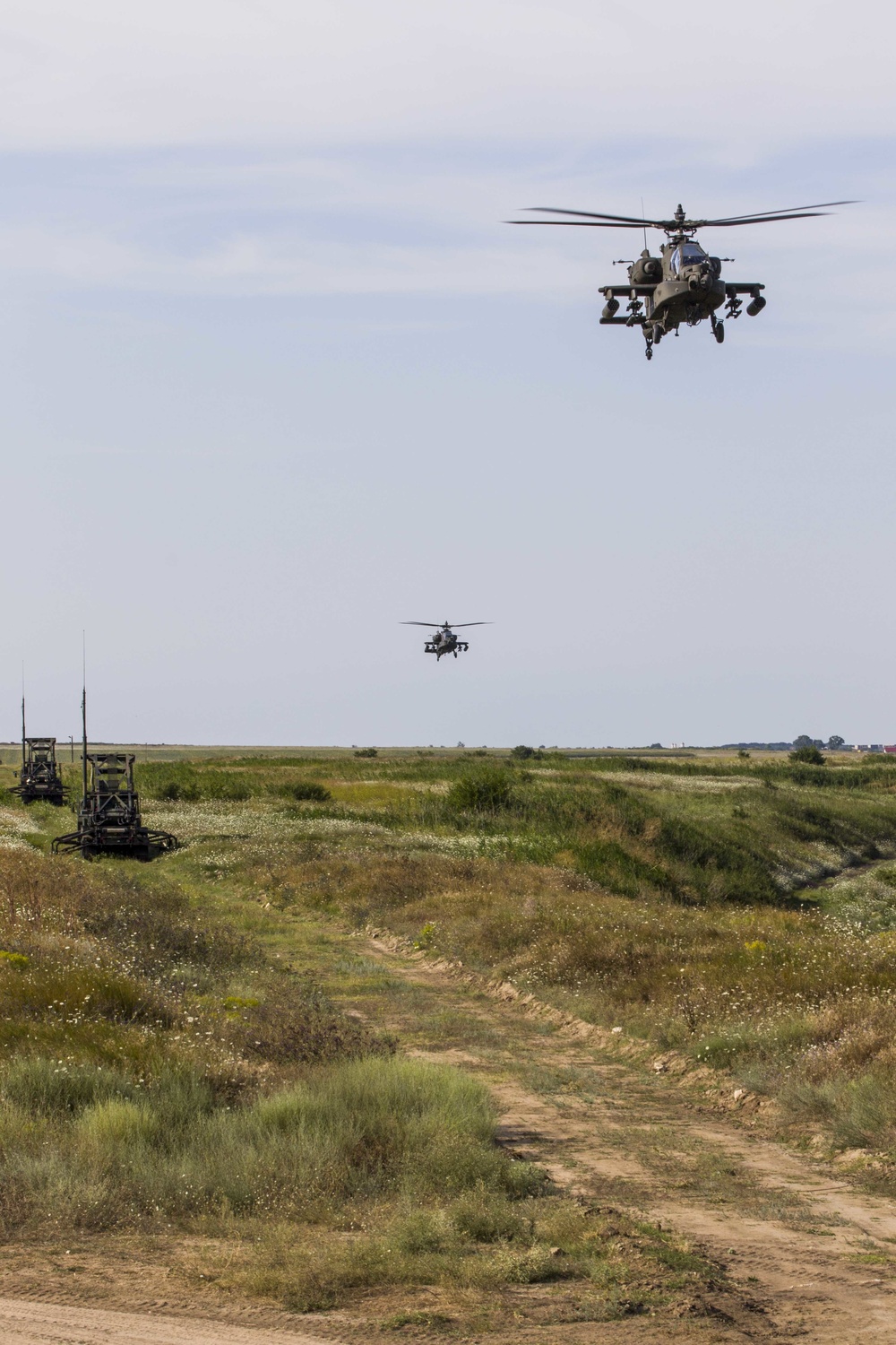 Task Force Falcon train air defense during Saber Guardian