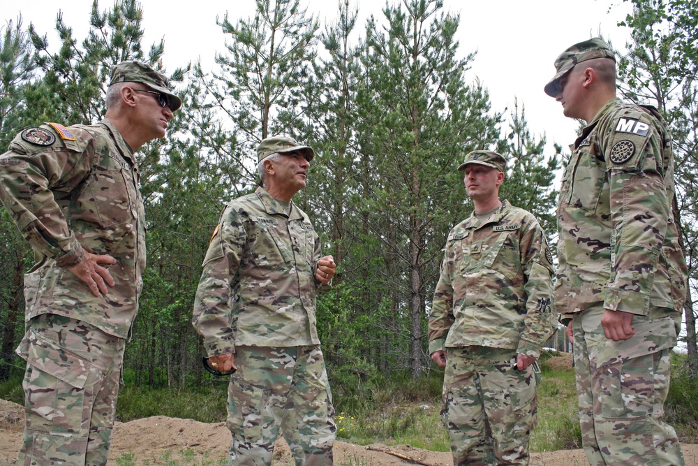 1775th Military Police Co., Michigan Army National Guard Trains in Latvia